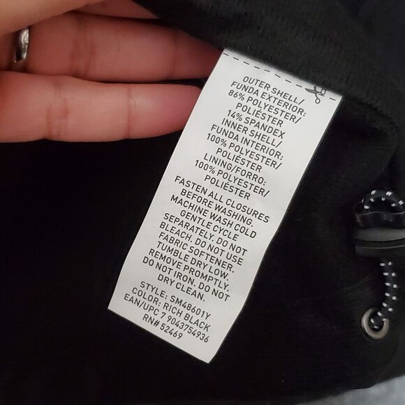 NEW Swiss Tech Softshell Jacket Mens Large Rich Black Full Zip Water Resistant - Picture 9 of 11